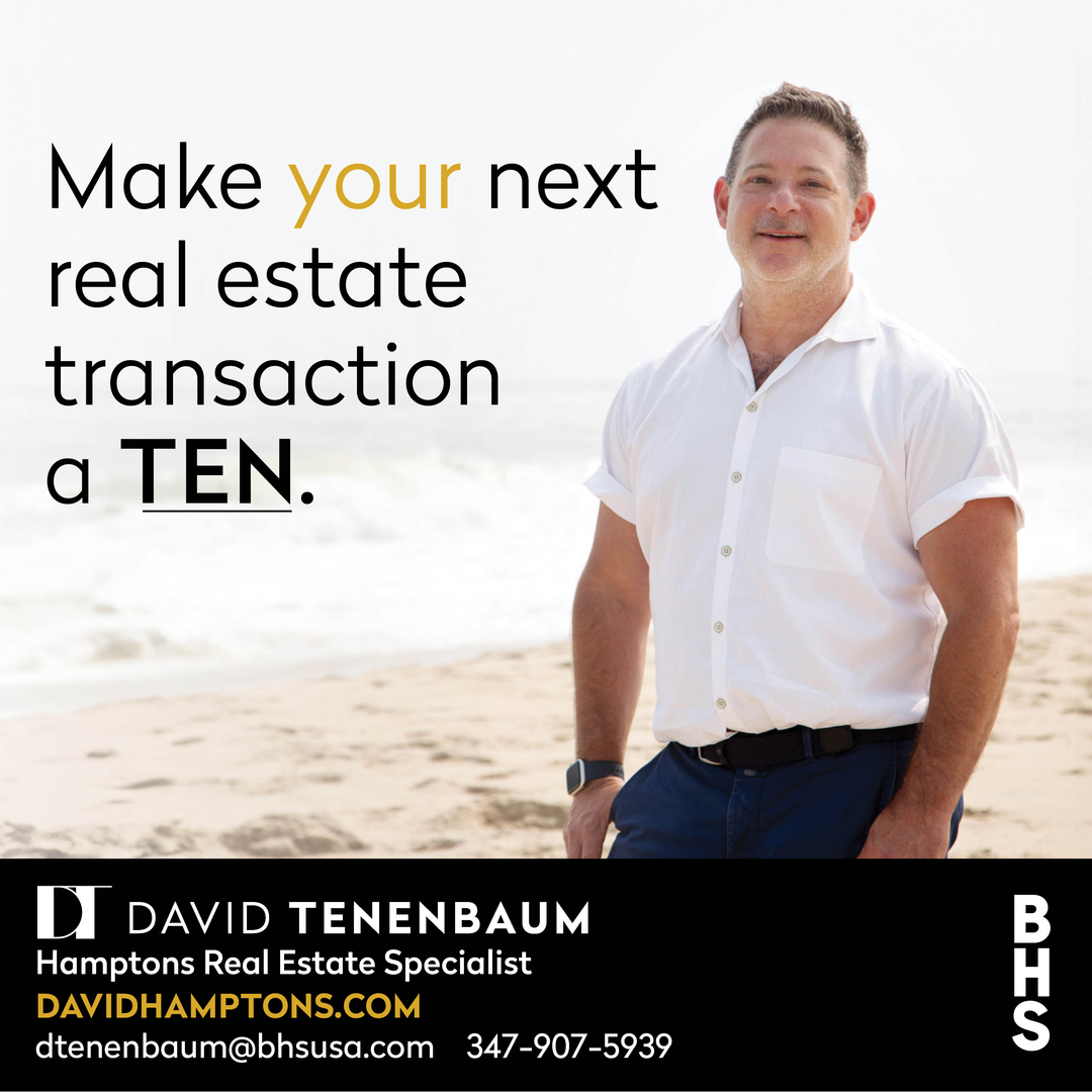 David Tenenbaum at Brown Harris Stevens of the Hamptons Facebook ad: 347-907-5939 davidhamptons.com