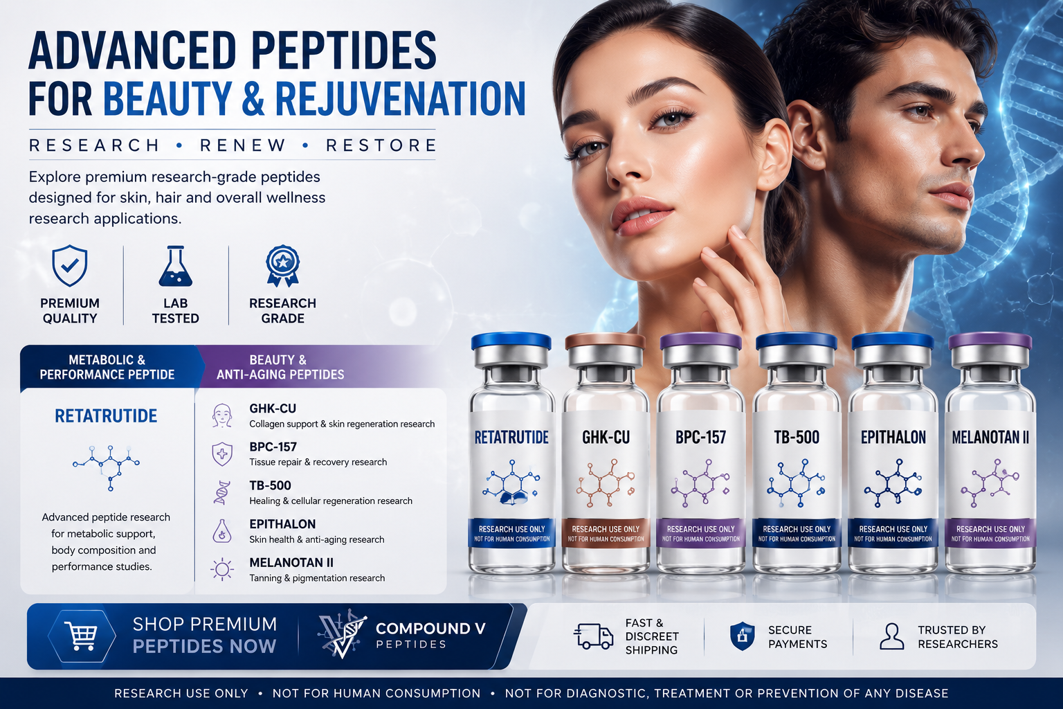 Compound V Peptides Facebook ad: Advanced Peptides for Beauty & Wellness