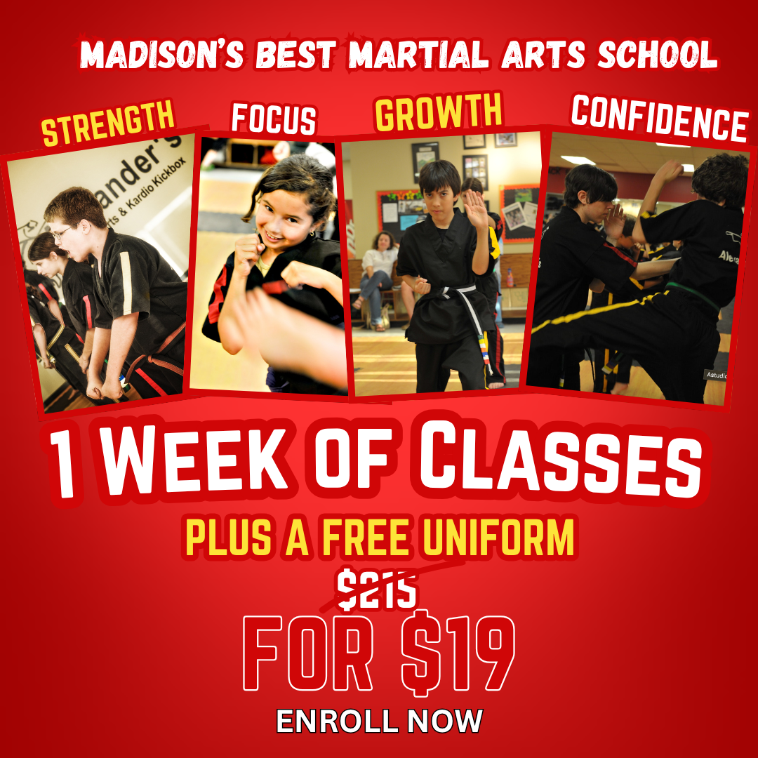 Alexander's Martial Arts Facebook ad