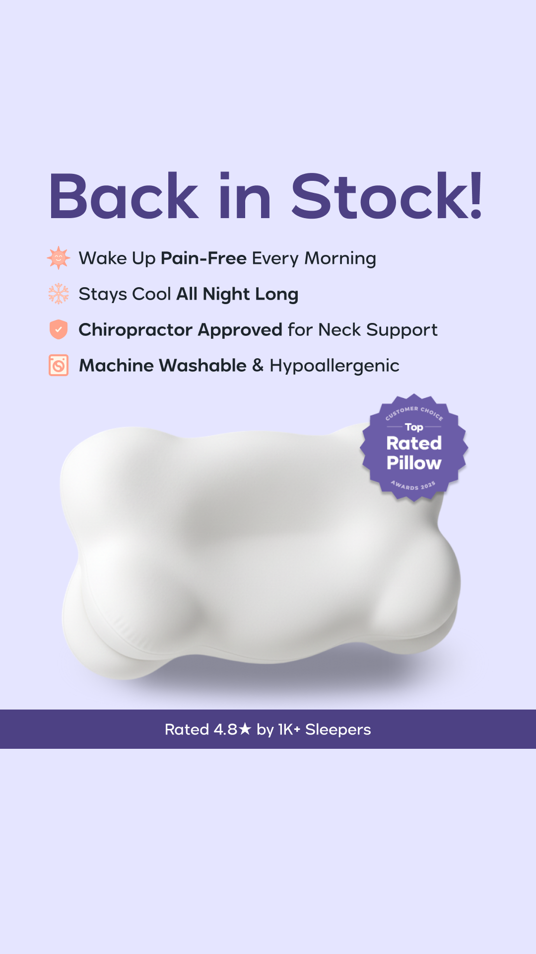 Mellow Cloud Align Pillow Facebook ad