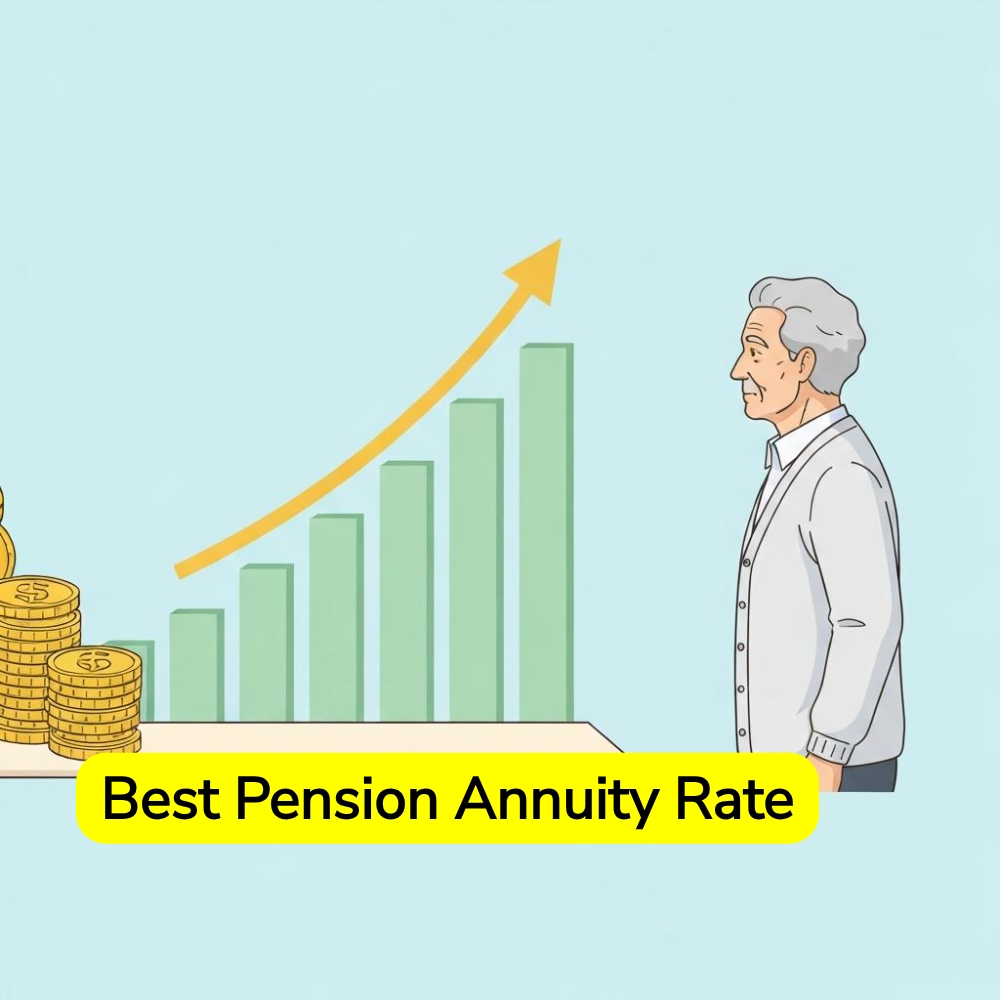 Everyday Index Facebook ad: Best Pension Annuity Rate.