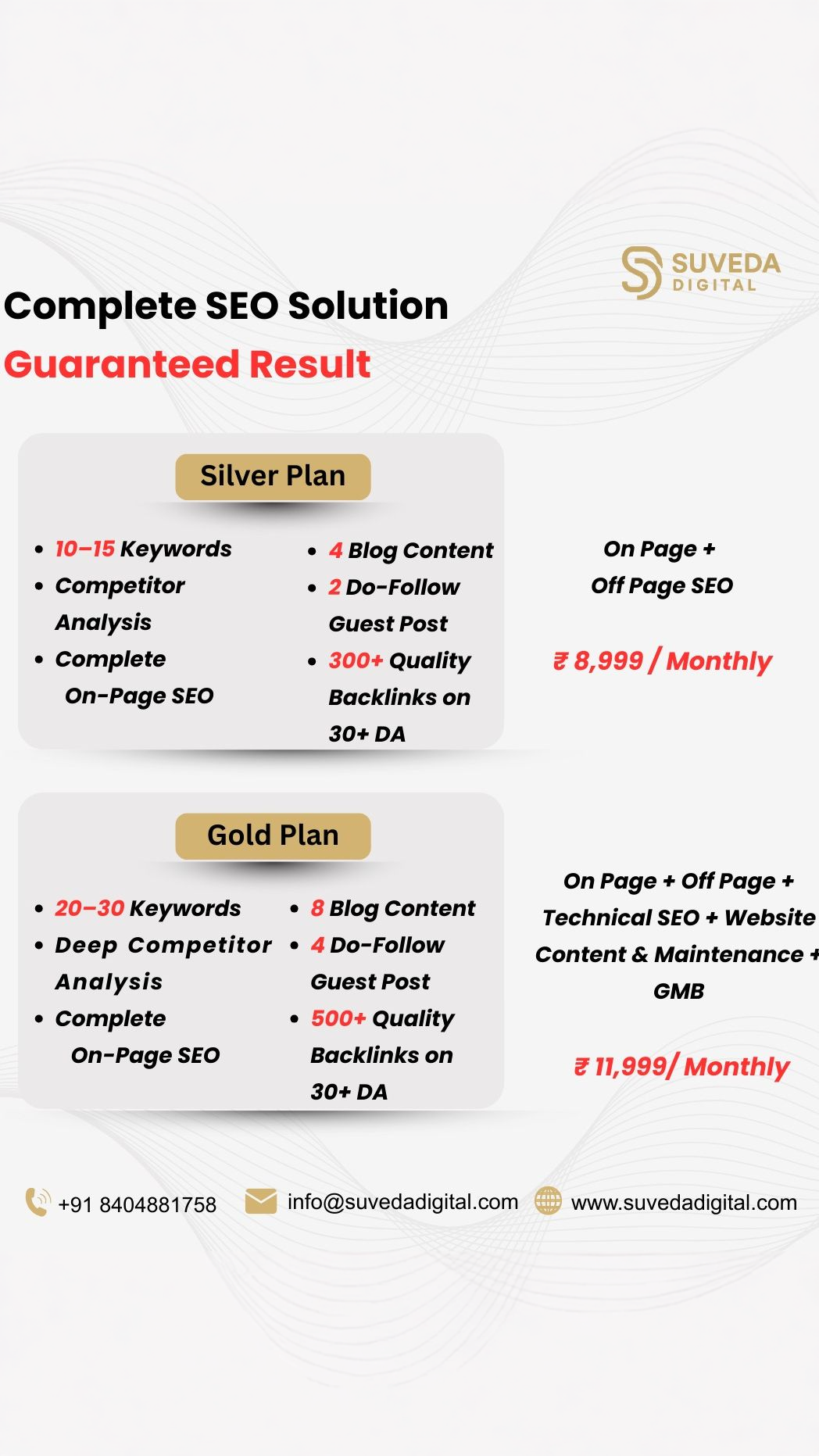 Suveda Digital Facebook ad