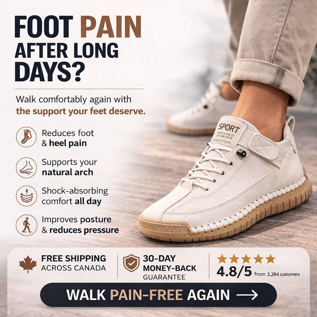 Sarah's Boutique Facebook ad: Walk Comfortably Again