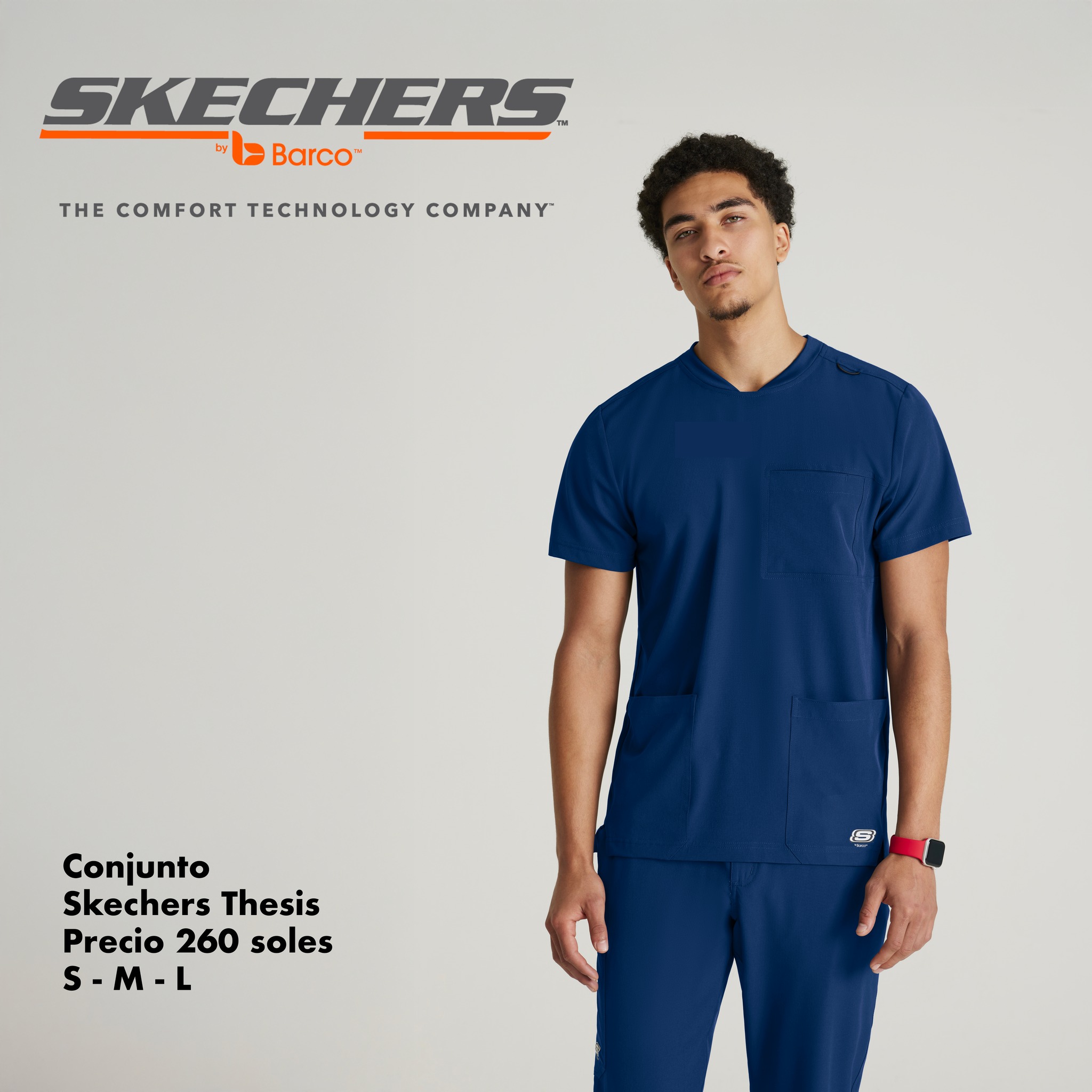 ScrubsShop Peru Facebook ad: SKECHERS THESIS: diseño tipo polo, fit moderno y…