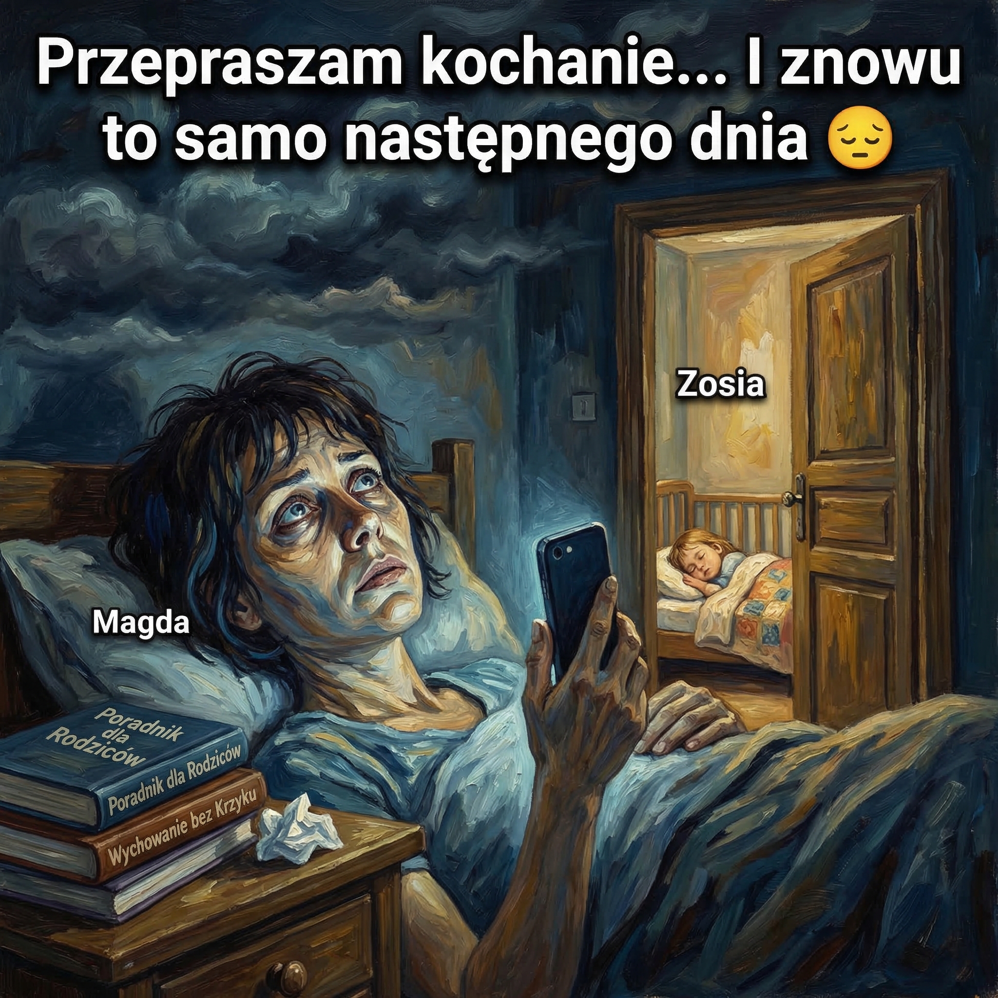 Między nami Facebook ad