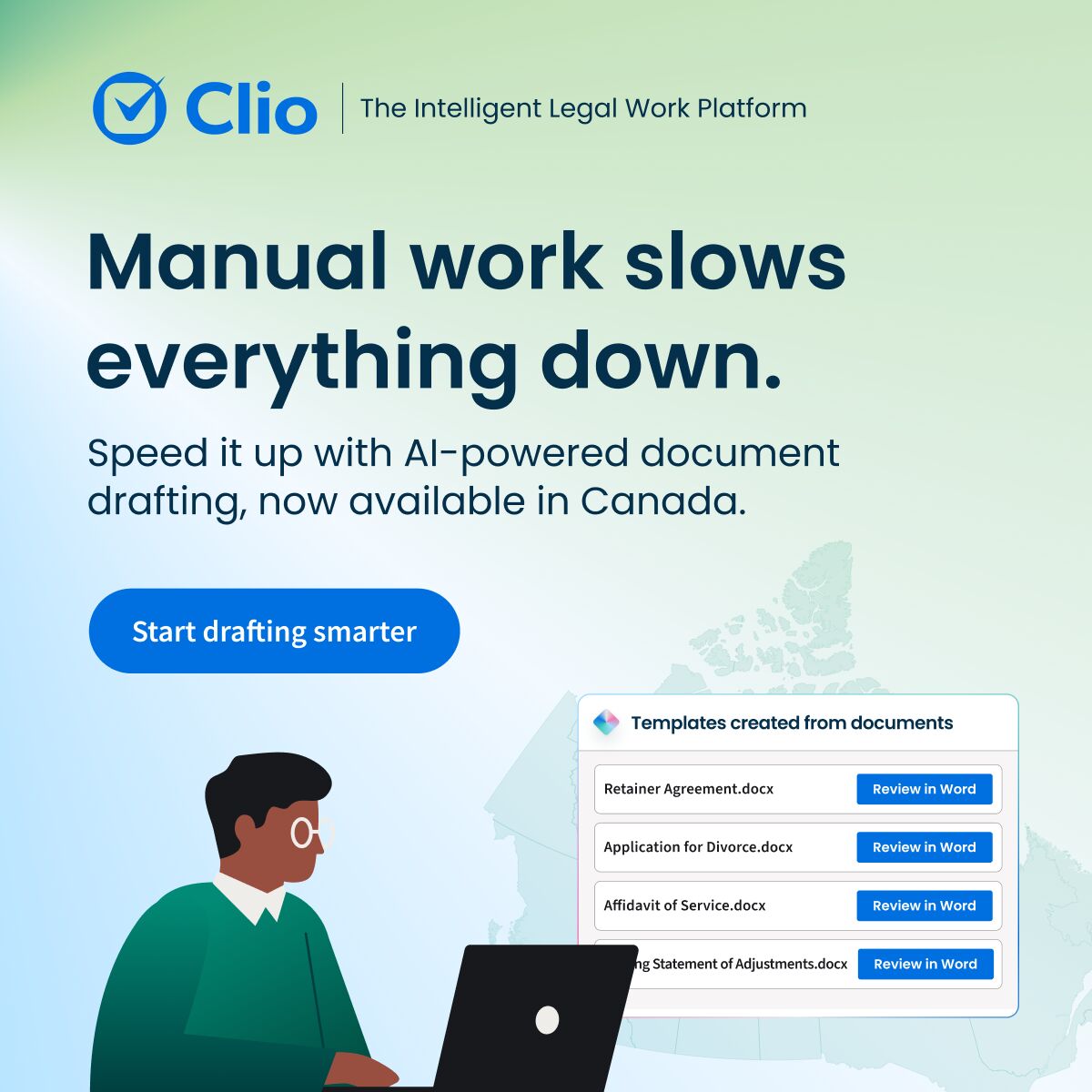 Clio - Cloud-Based Legal Technology Facebook ad