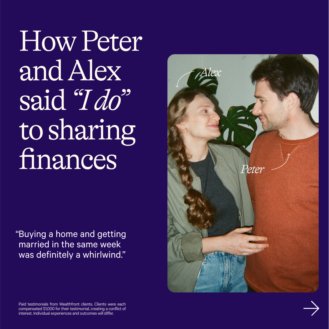 Wealthfront Facebook ad