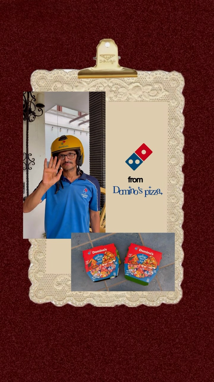 Domino's Pizza India Facebook ad: Distance changed our addresses, but never our Friday…