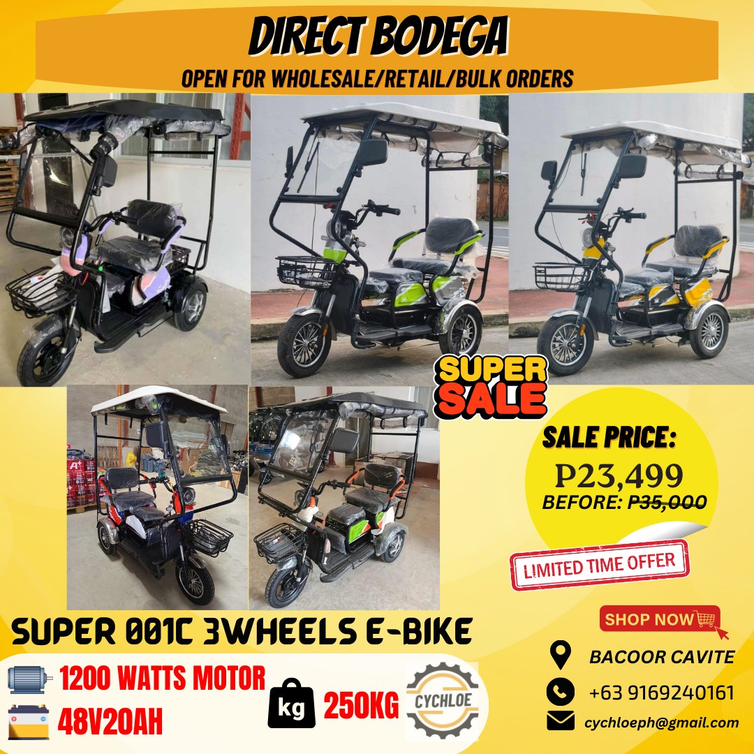 Cychloe’s Bikes & Ebikes Online Shop Facebook ad: 𝐒𝐔𝐏𝐄𝐑 𝐒𝐀𝐋𝐄 𝐒𝐔𝐏𝐄𝐑 𝐒𝐀𝐋𝐄 (LIMITED TIME…