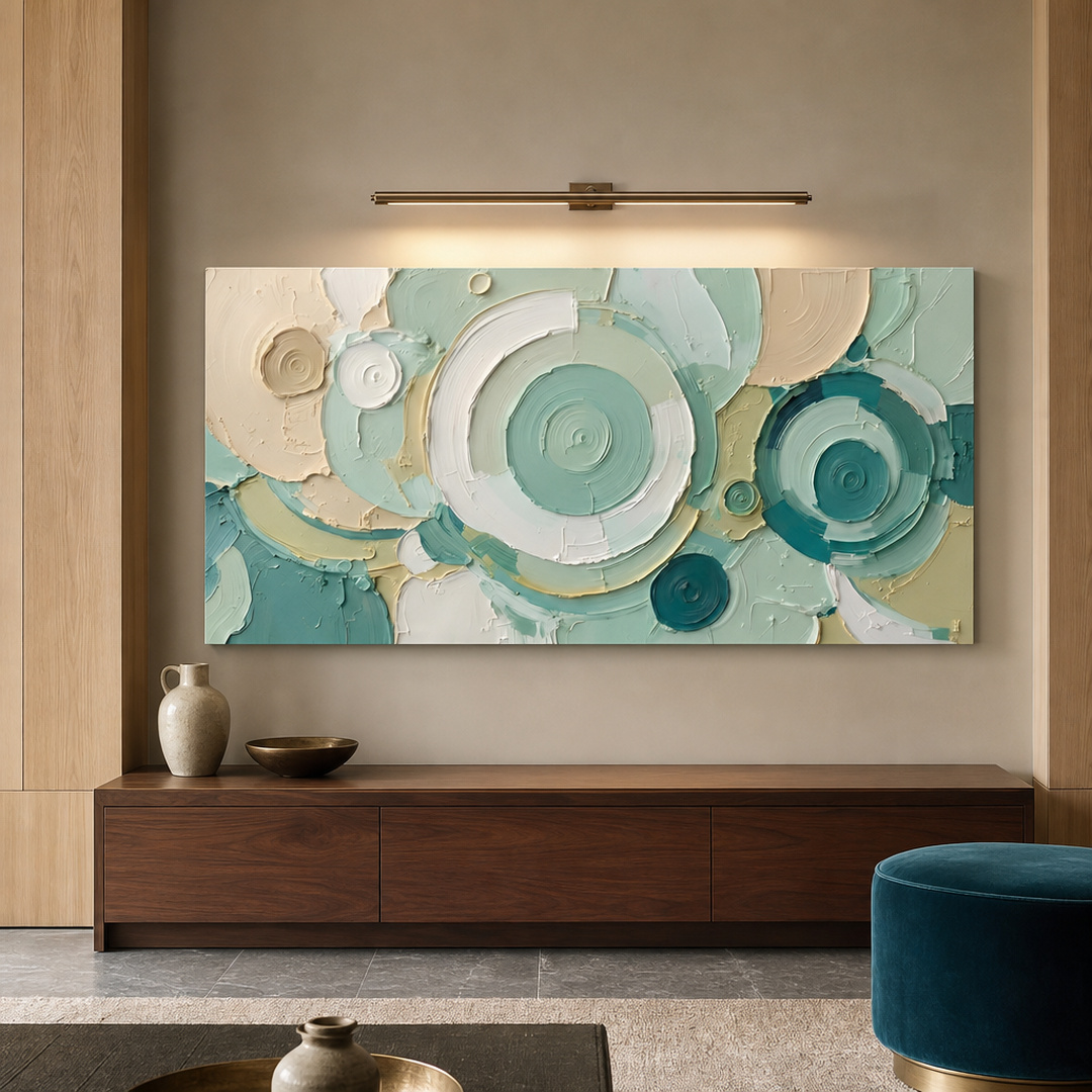 Tailored Canvases - Personalized Art Facebook ad: Circles of Harmony | Made in the USA | Ships Fast