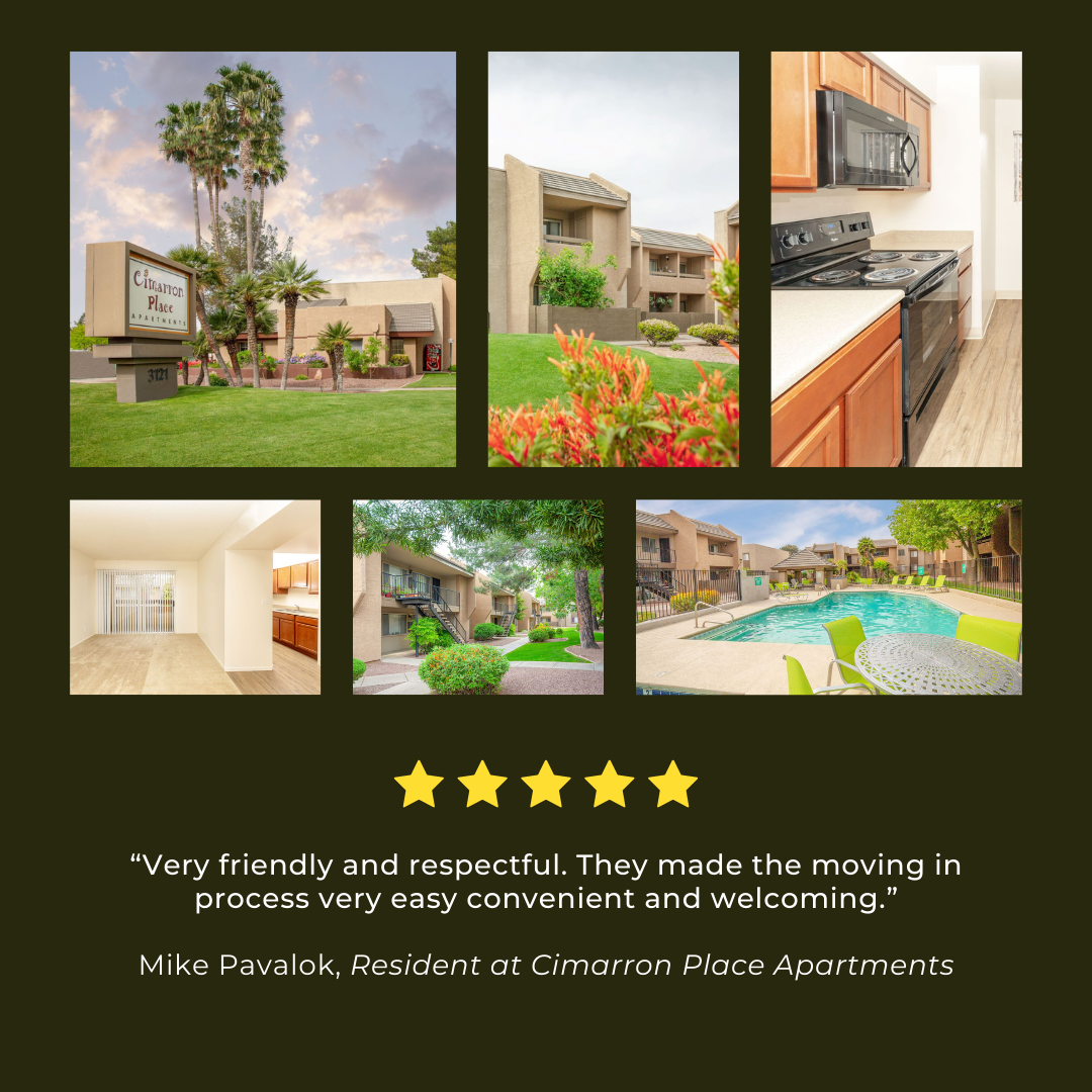 Cimarron Place Apartments- Tucson, AZ Facebook ad: It’s your time for an apartment upgrade!
