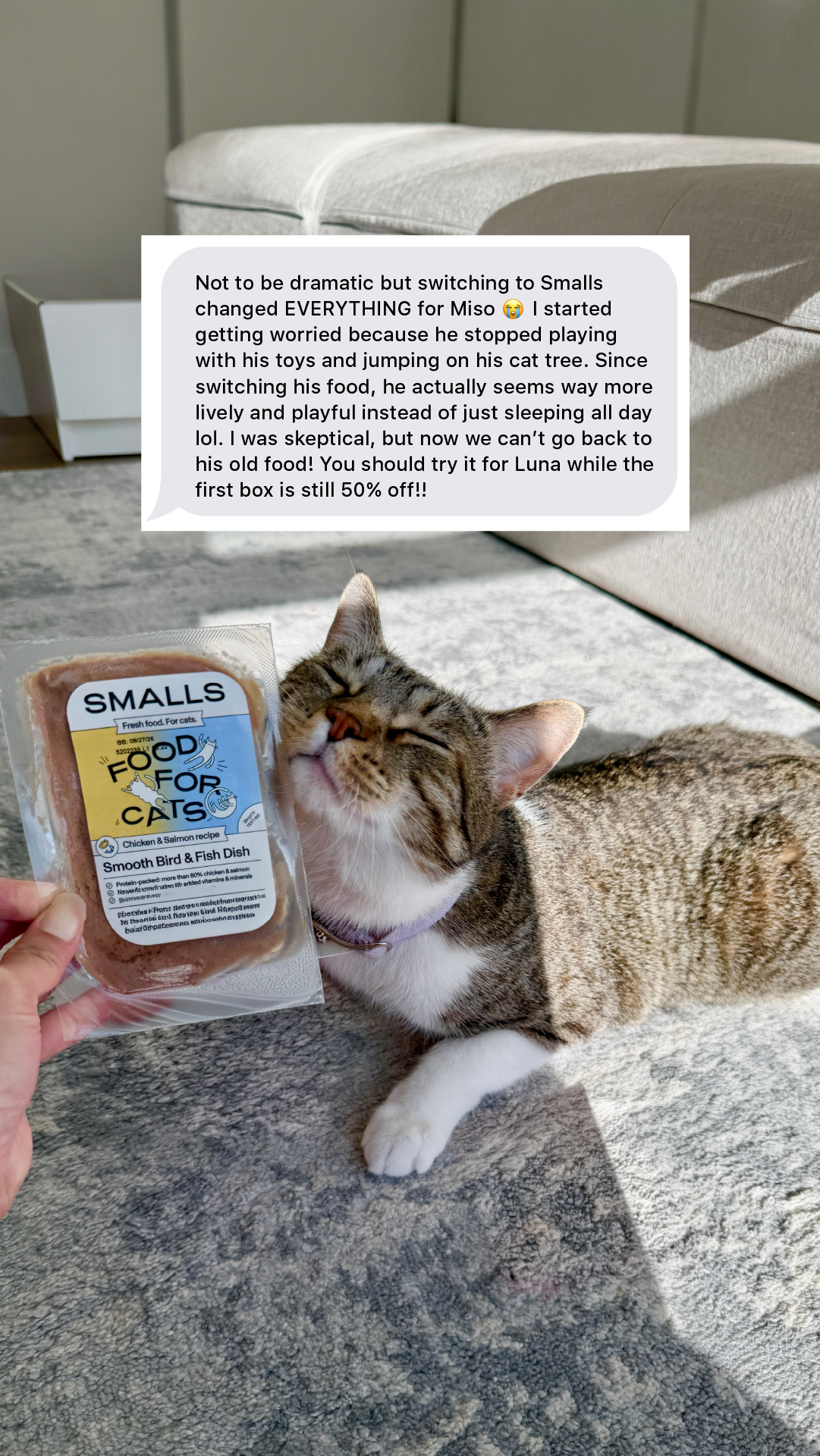 Smalls Facebook ad