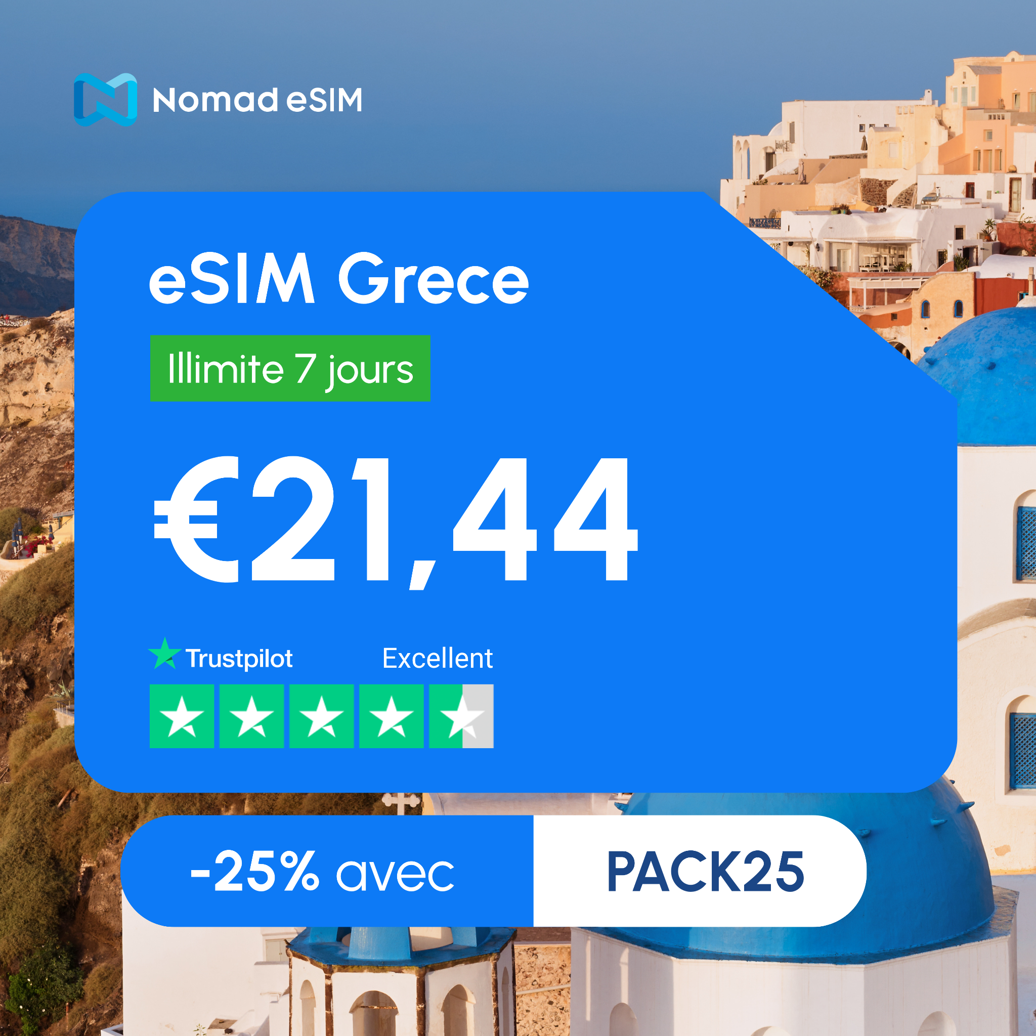 Nomad Esim Facebook ad