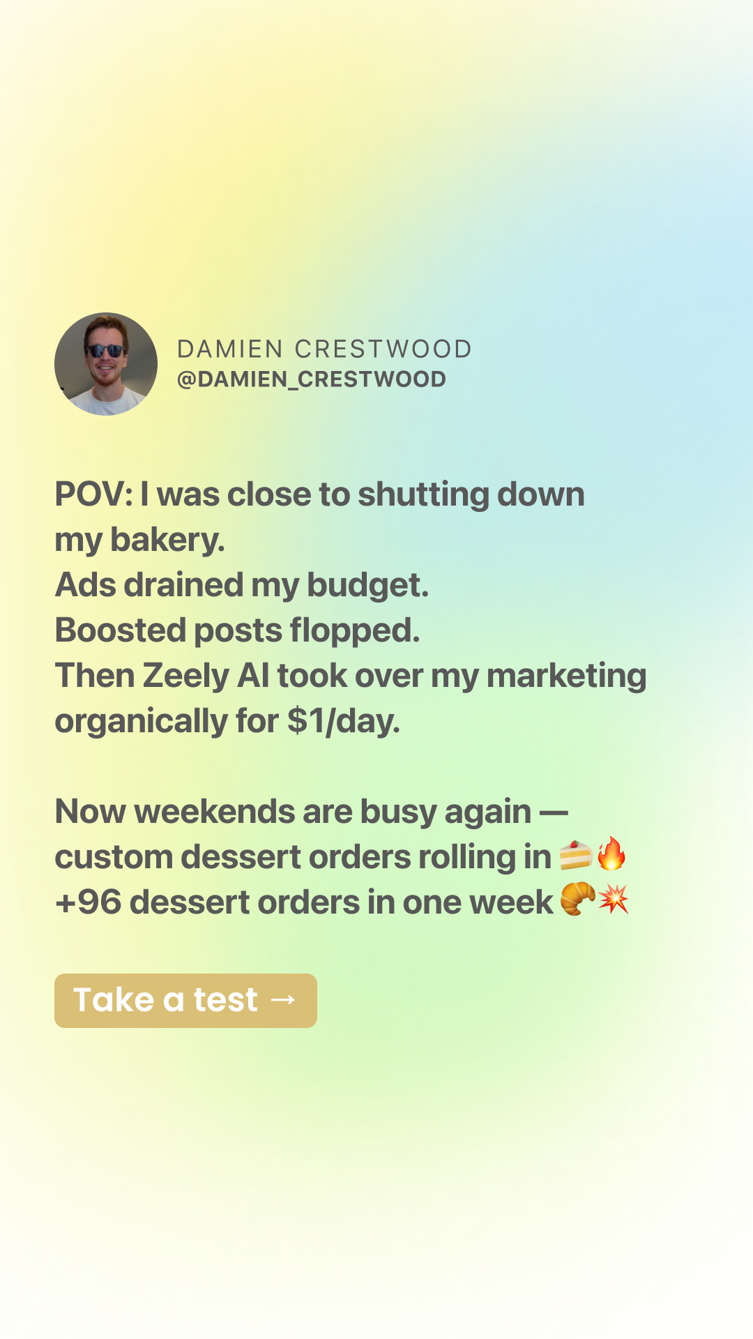 Zeely Facebook ad