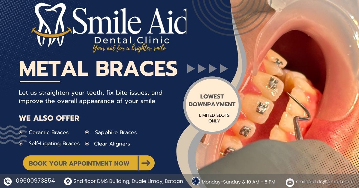 Smile Aid Dental Clinic Facebook ad: Book An Appointment Now