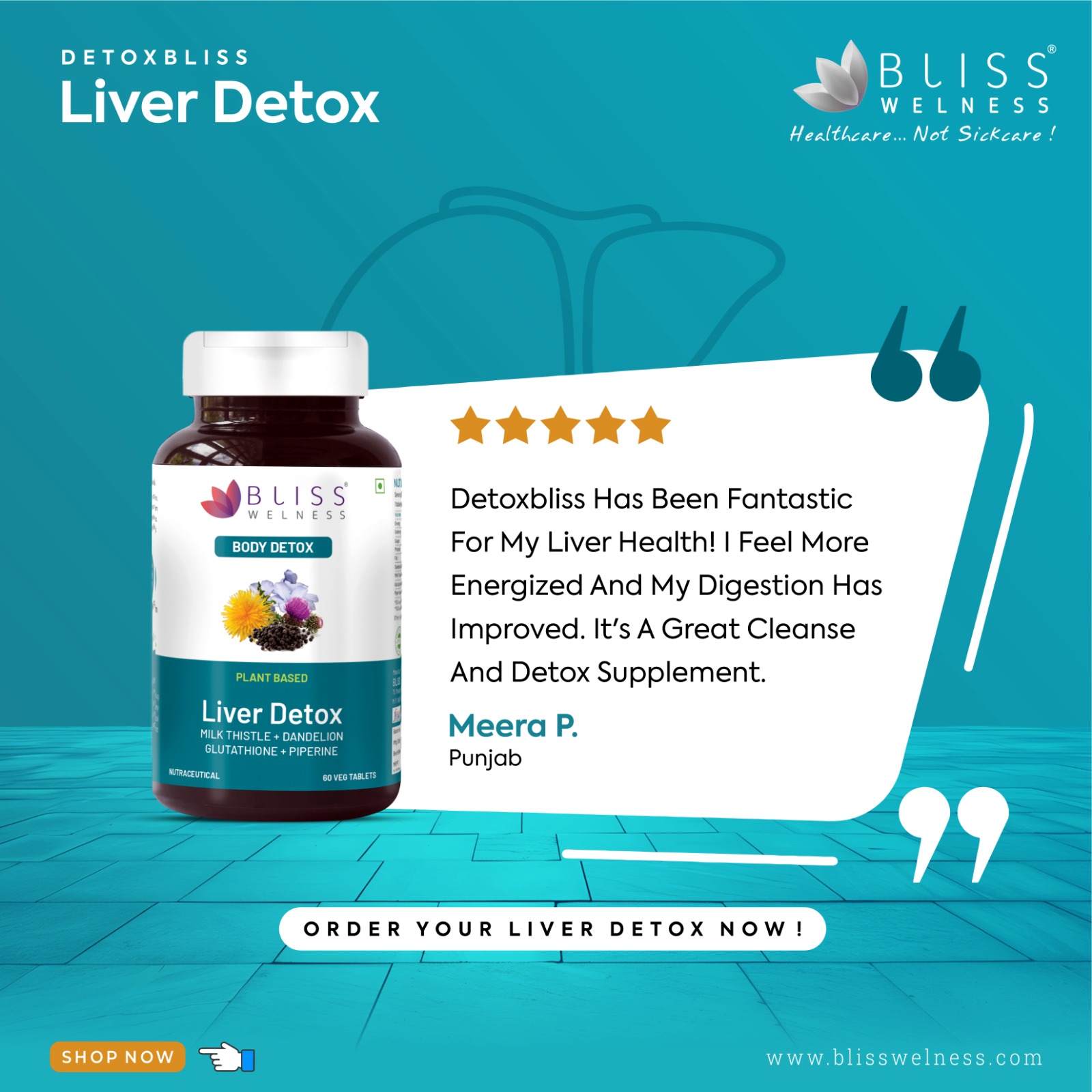 Bliss Welness Facebook ad