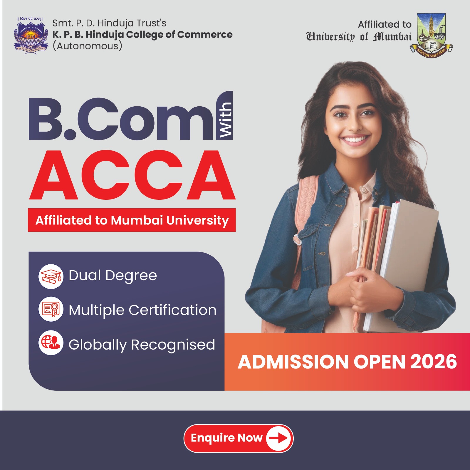 FinplanIndia Facebook ad: Build a Global Finance Career with B.Com + ACCA