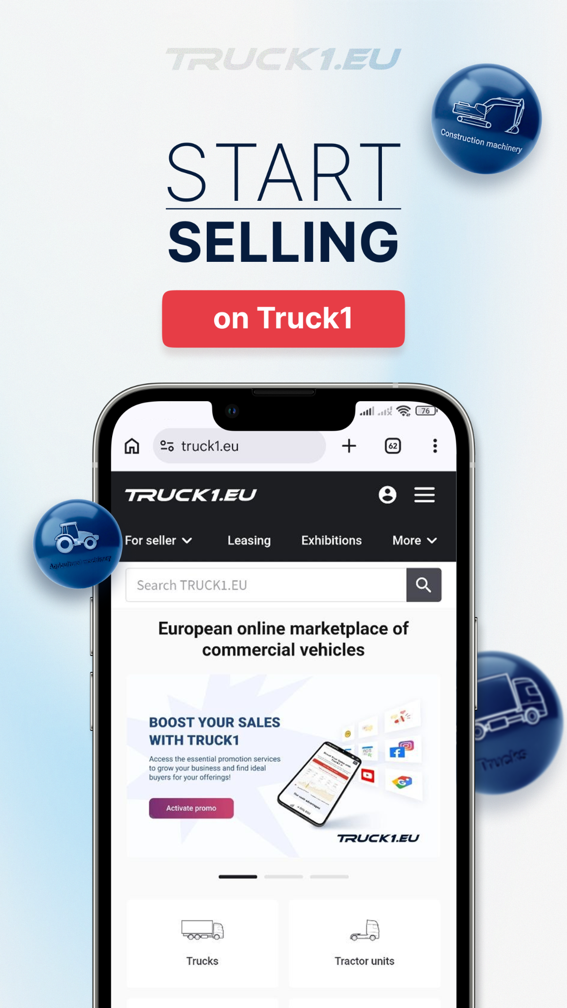 Truck1.eu Facebook ad