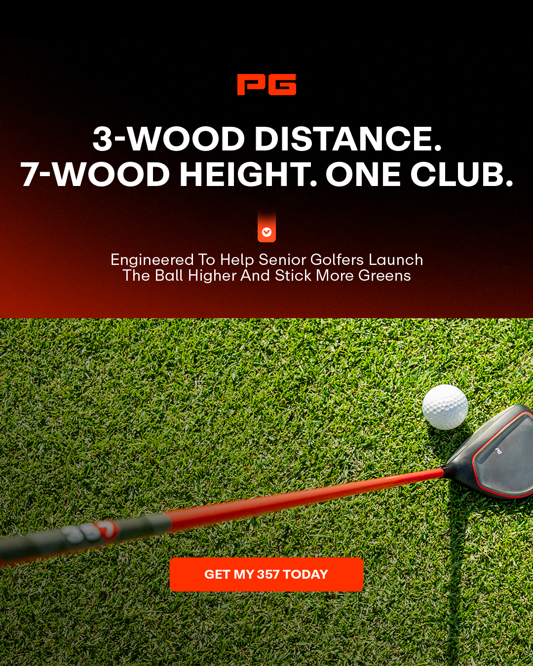 Performance Golf Facebook ad