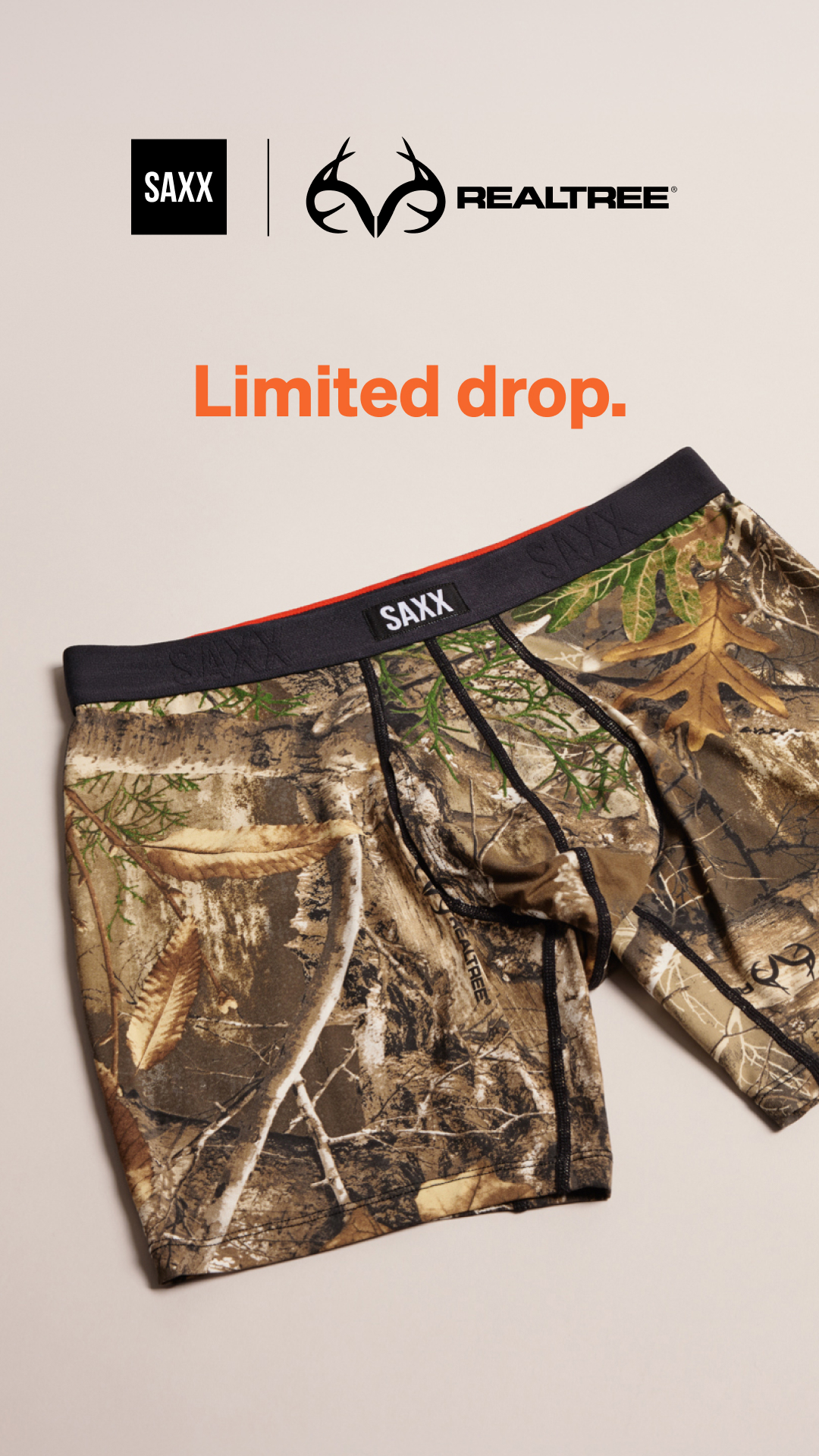 SAXX Underwear Facebook ad from May 8, 2026