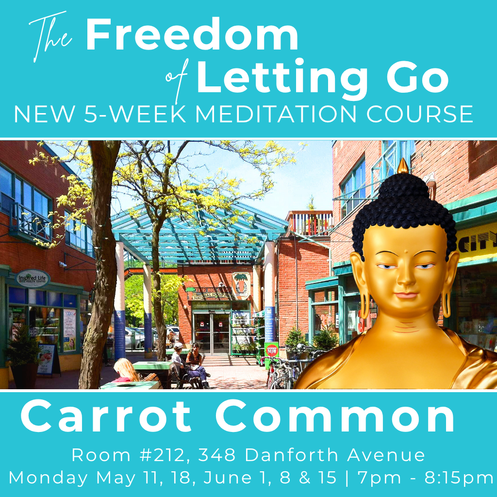 Kadampa Meditation Centre Canada Facebook ad: The Freedom of Letting Go