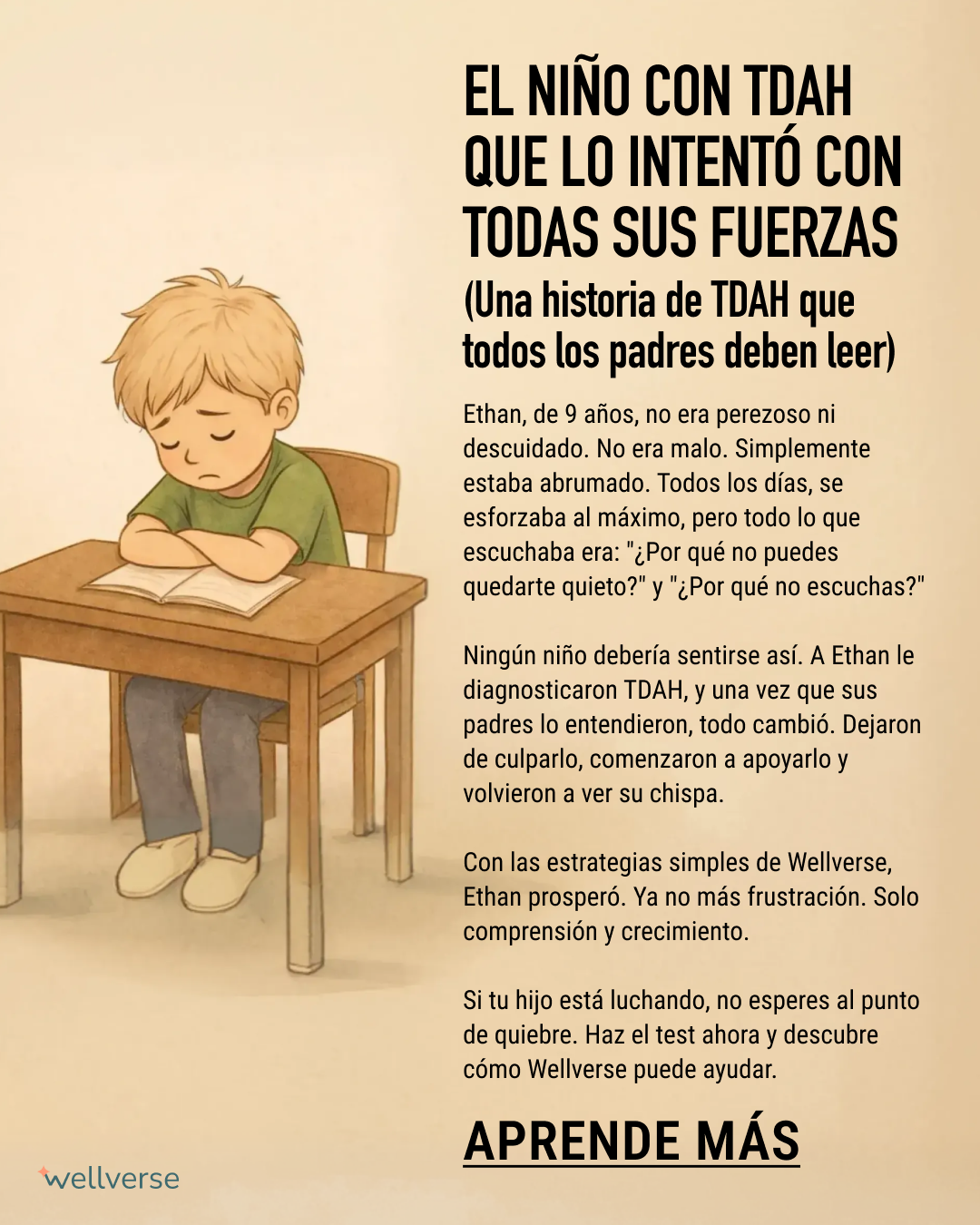 Parenting Champion Facebook ad: ¡Encontrá tu calma en minutos!