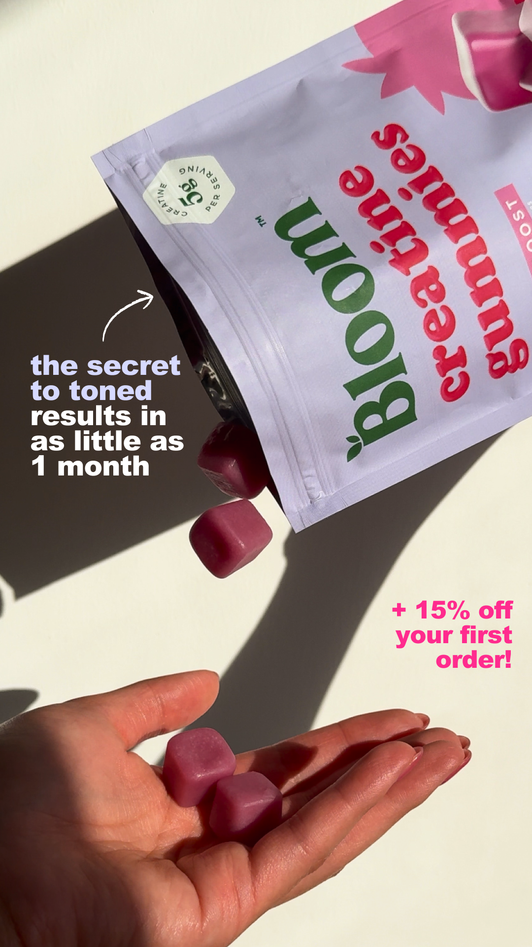 Bloom Nutrition Facebook ad