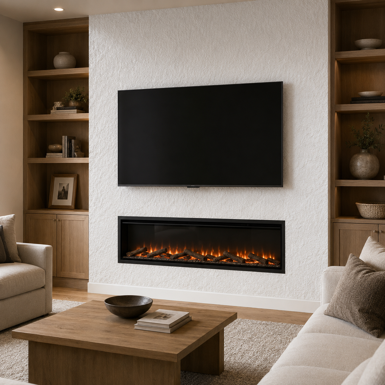 KeylantaHome Facebook ad: Modern Fireplace Wall