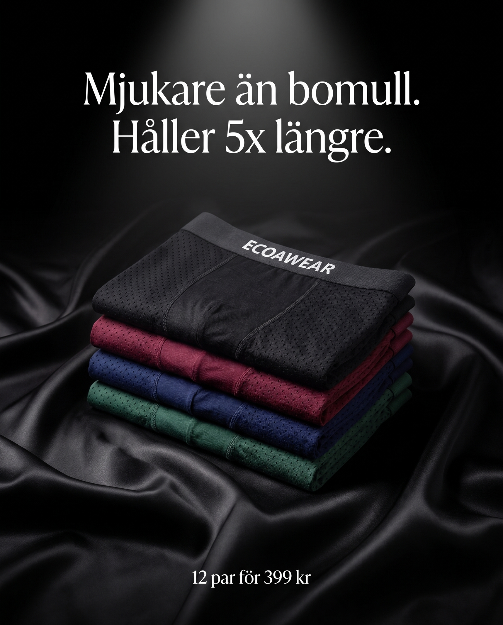 Ecoawear Komfort Facebook ad: SISTA CHANSEN: Köp 5, få 7 GRATIS.