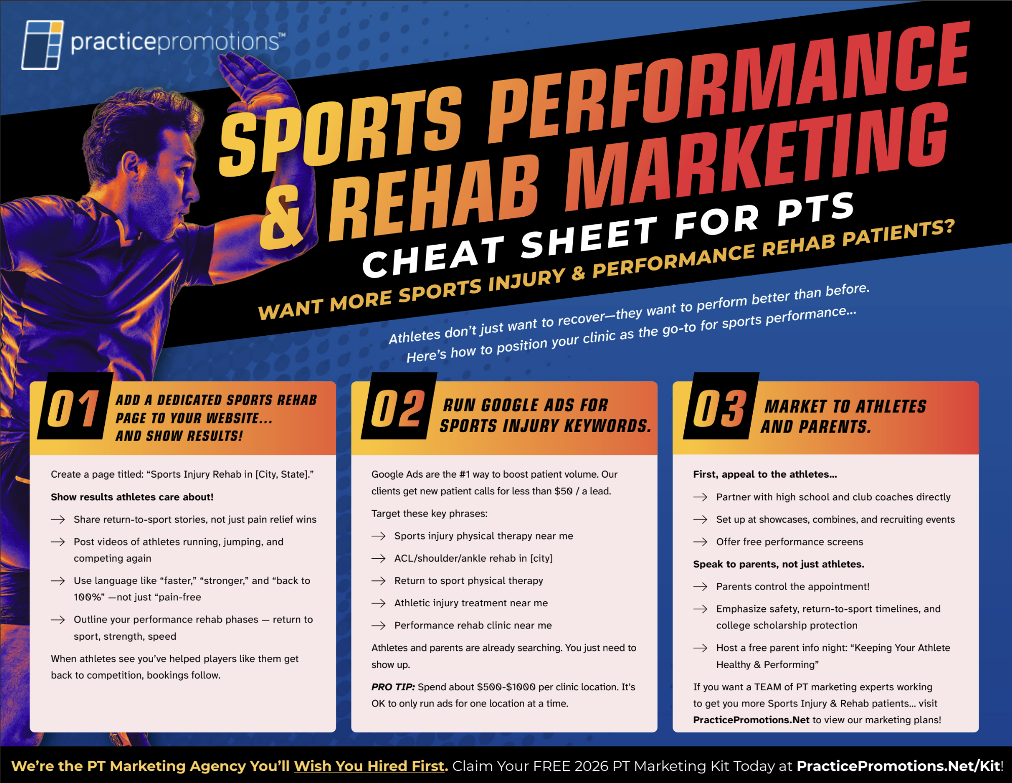 Practice Promotions, Full-Service Clinic Marketing Facebook ad