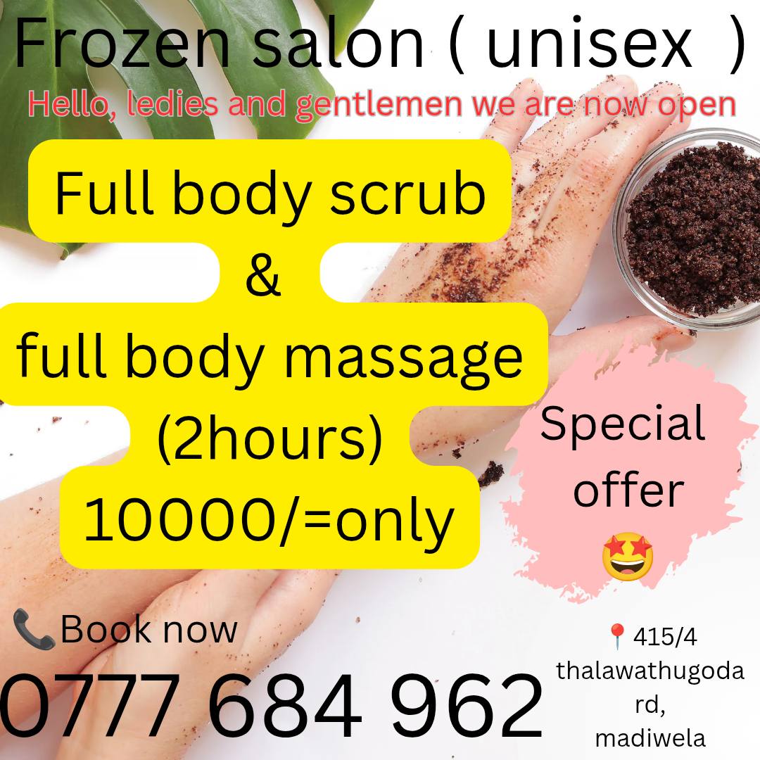 Frozen Salon & Wellness Facebook ad: Frozen salon (unisex)
