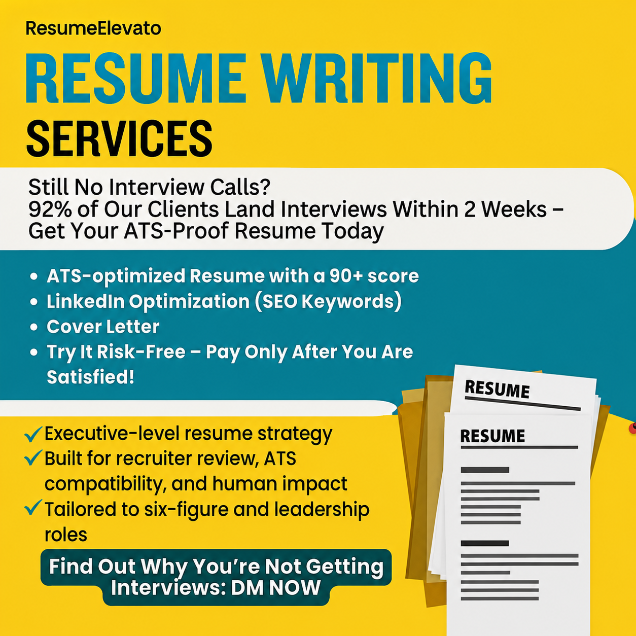 Professionalcvv Facebook ad: Get Noticed By Recruiters At Top U.S. Companies