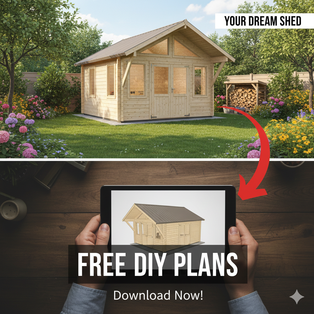 Roy The Woodworker Facebook ad: 5 FREE Shed Plans Just For Watching This Video!
