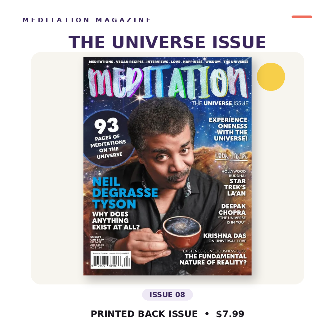 Meditation Magazine Facebook ad: Explore the Inner Universe