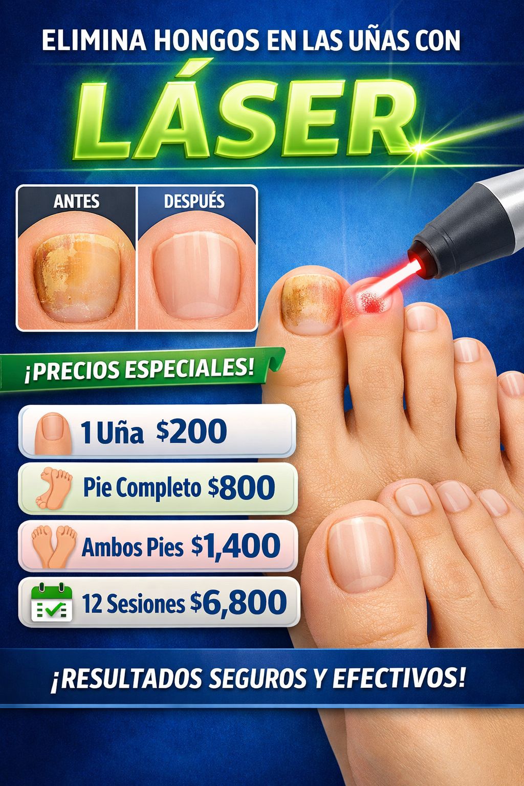 Vanessa Rivera Studio Facebook ad: Vuelve a lucir tus uñas sin pena