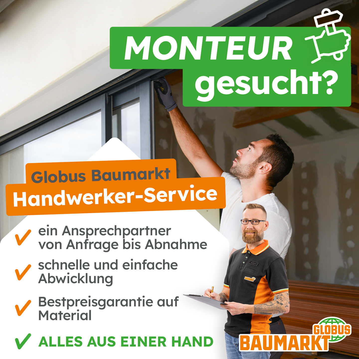 Globus Baumarkt Facebook ad
