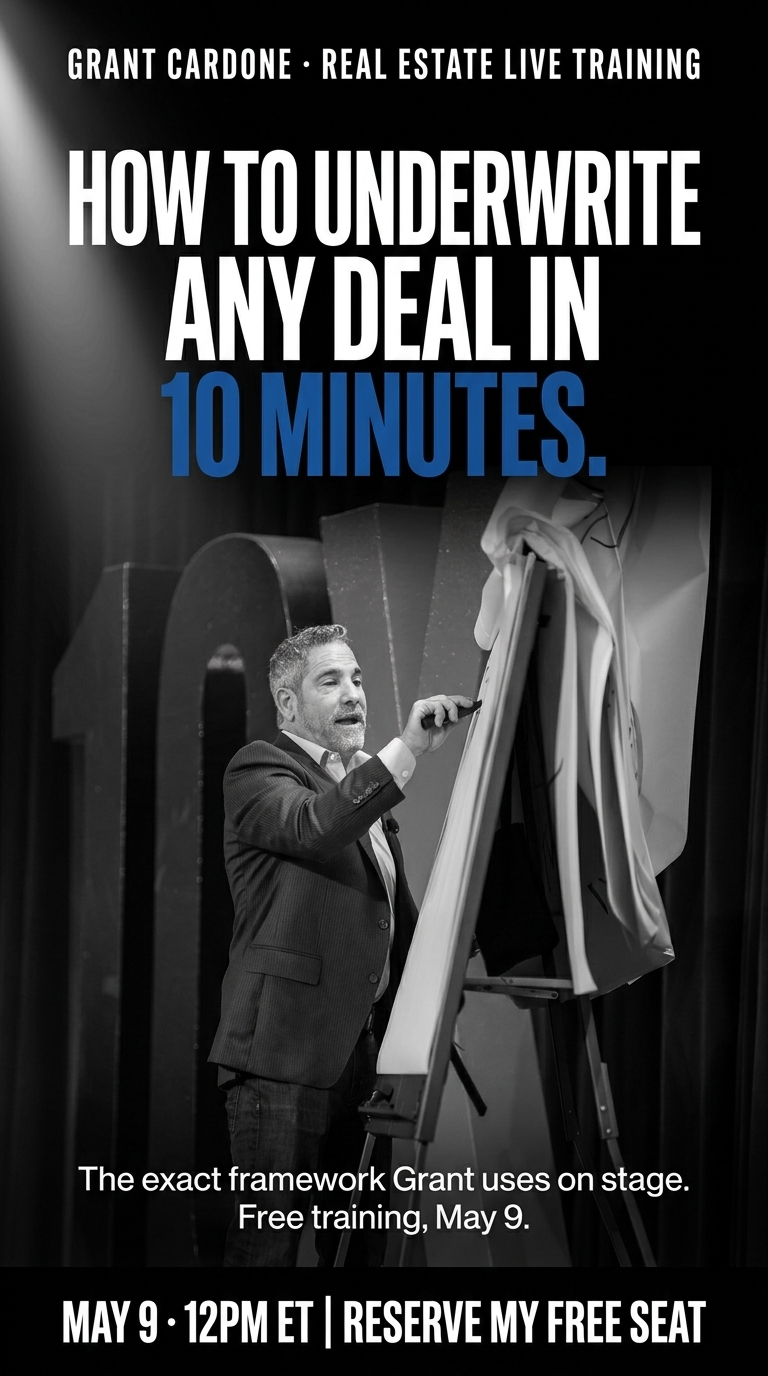 Grant Cardone Facebook ad