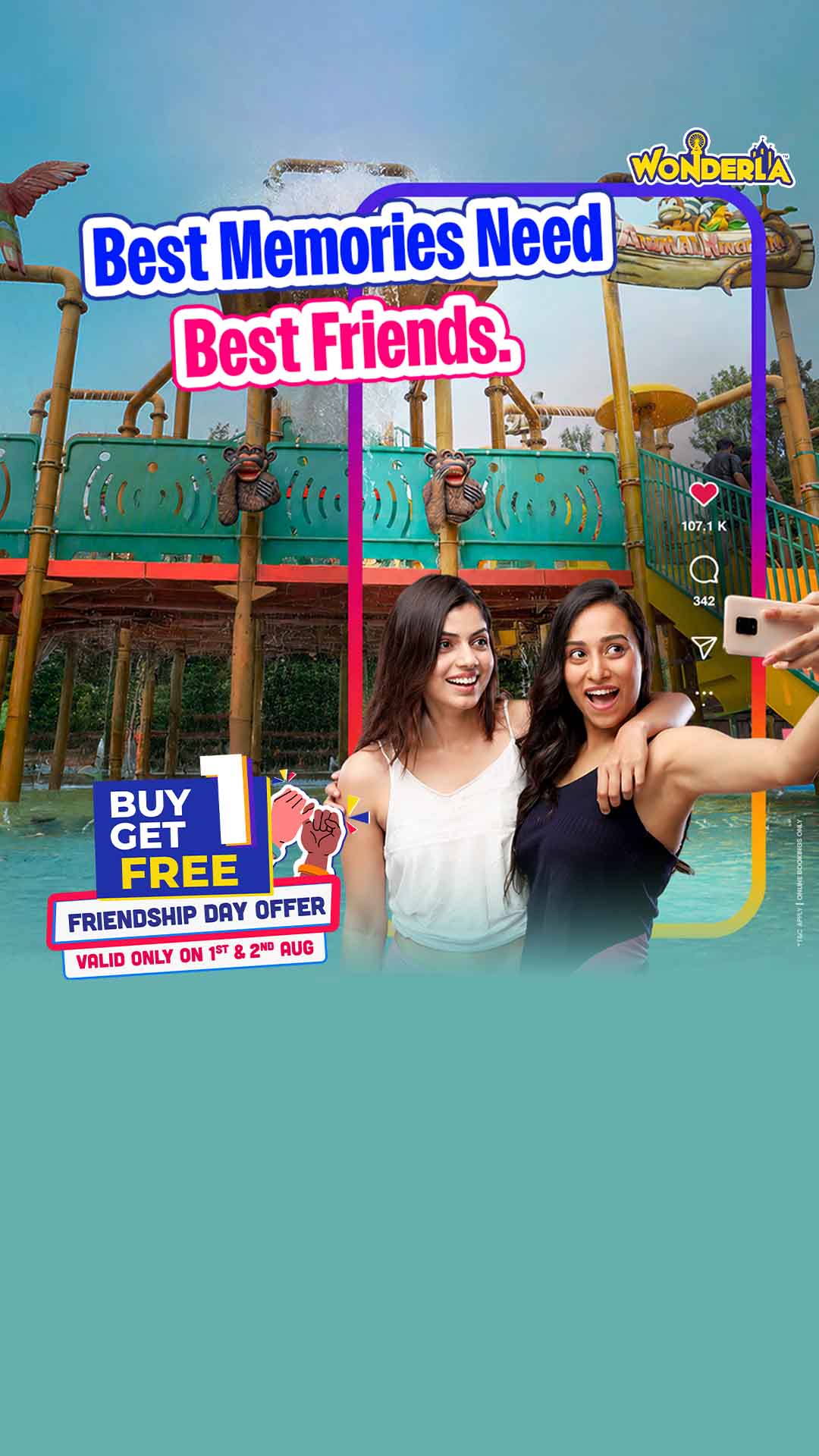 Wonderla Facebook ad