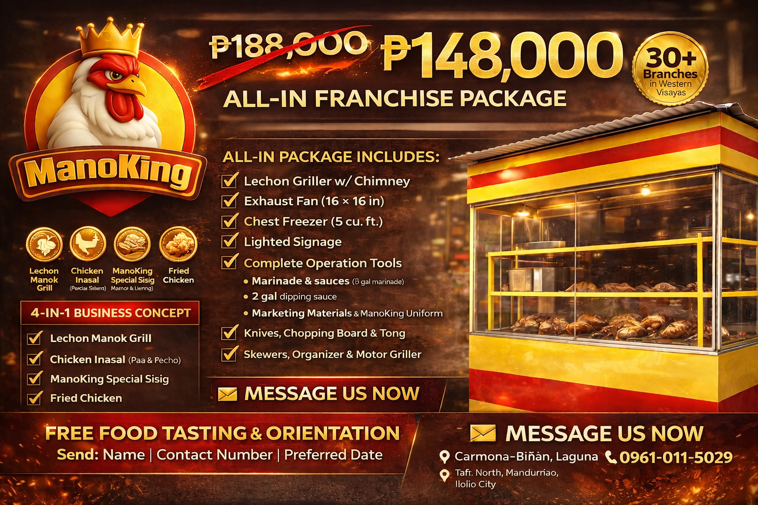 ManoKing Lechon Manok & Liempo House Facebook ad: Don't miss out!