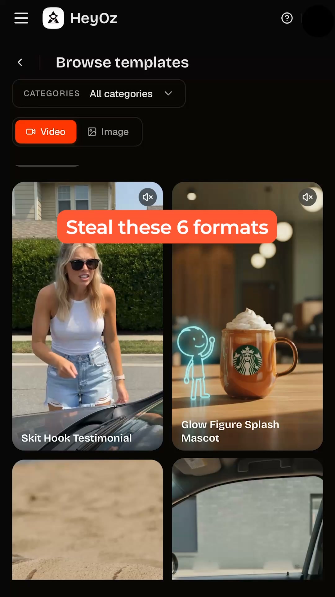 Oz: AI Marketing Platform Facebook ad: Say Goodbye to UGC Creators
