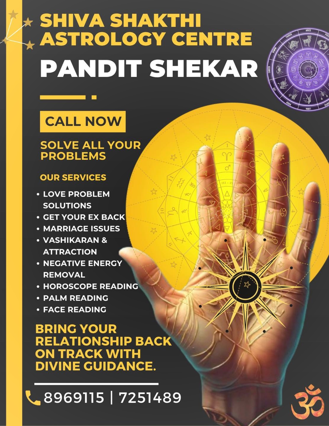 Shiva shakthi astrologer Facebook ad: Chat in Messenger