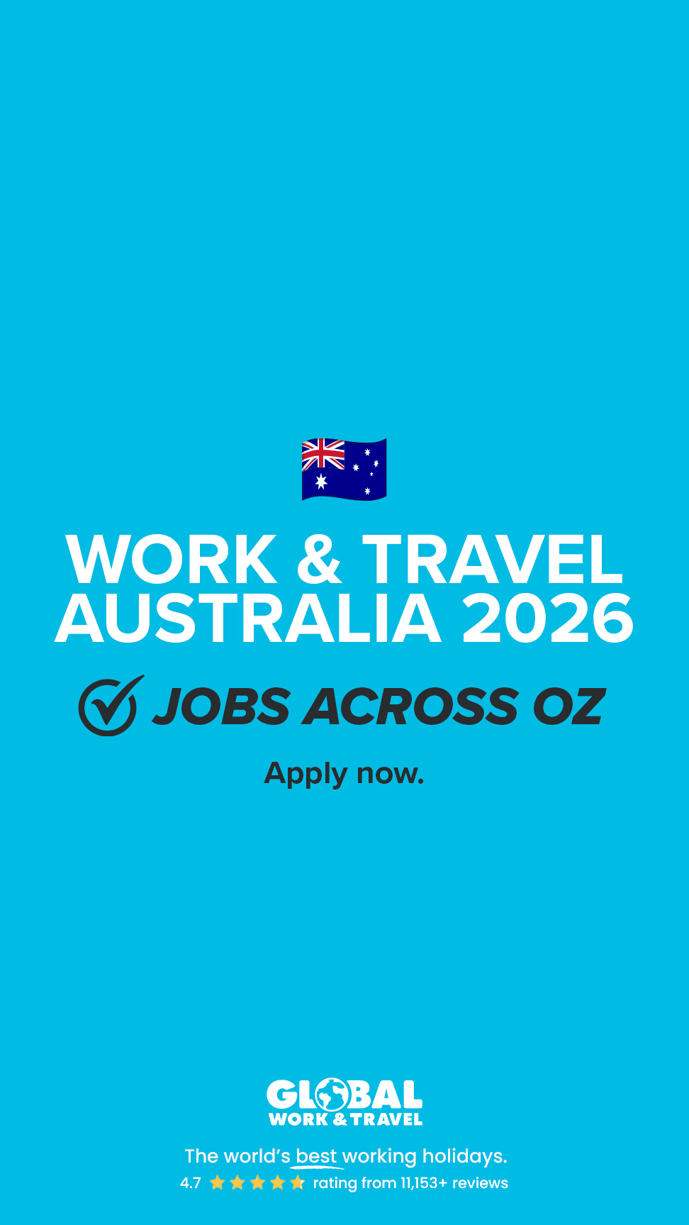 Global Work & Travel Facebook ad