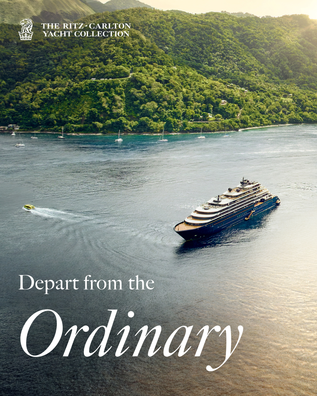 The Ritz-Carlton Yacht Collection Facebook ad: Voyage Beyond