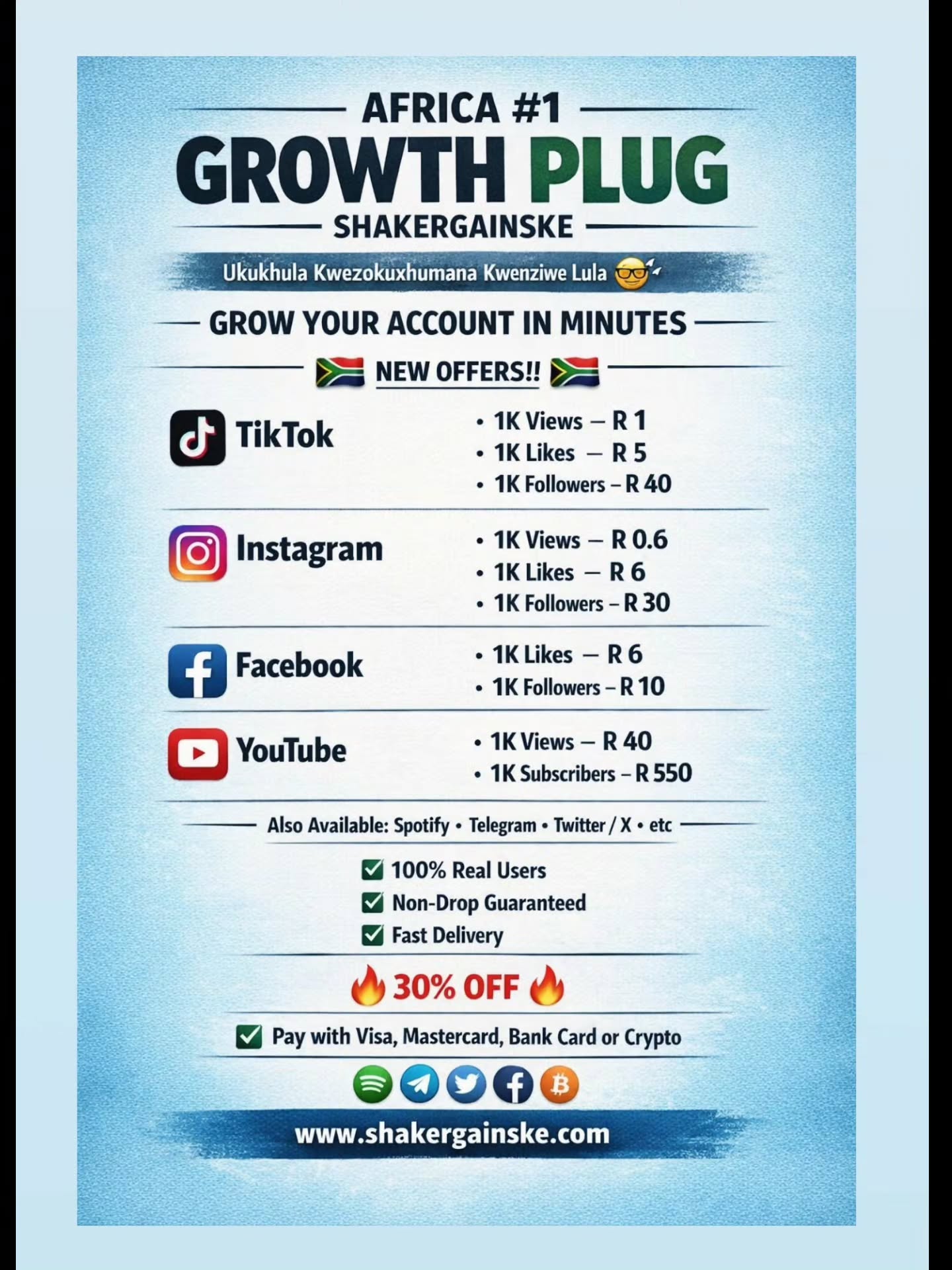 Shaker SMM Panel Facebook ad