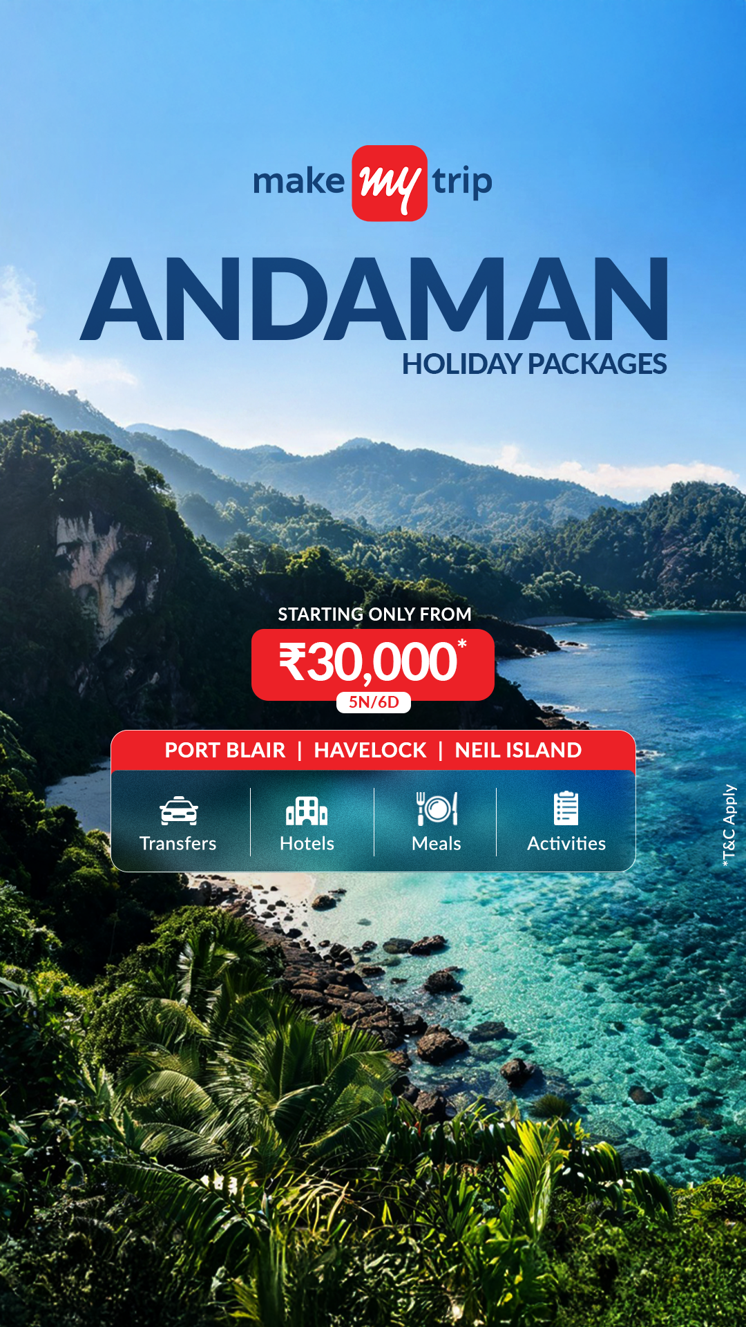 MakeMyTrip Facebook ad
