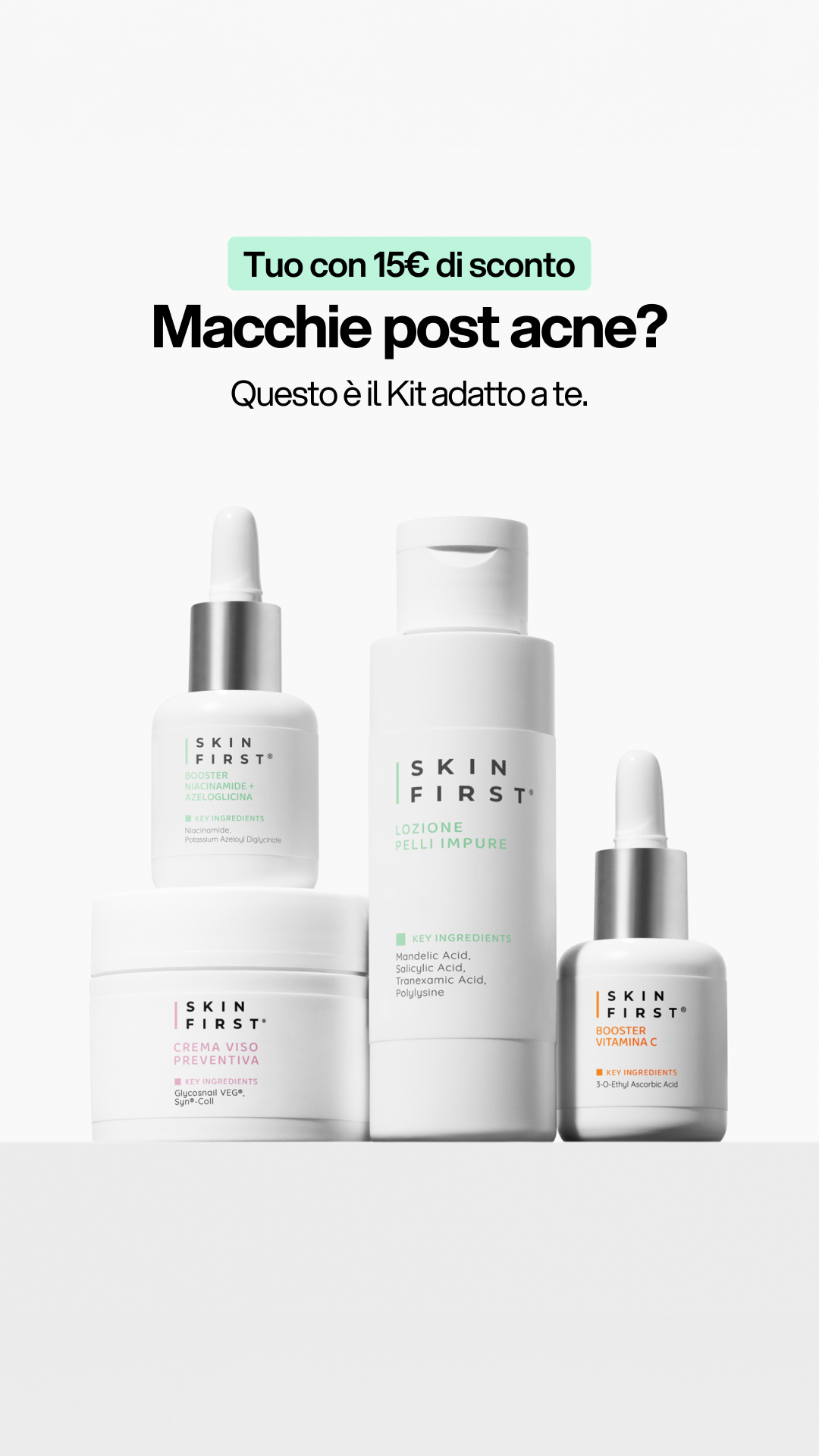 SKIN FIRST Facebook ad