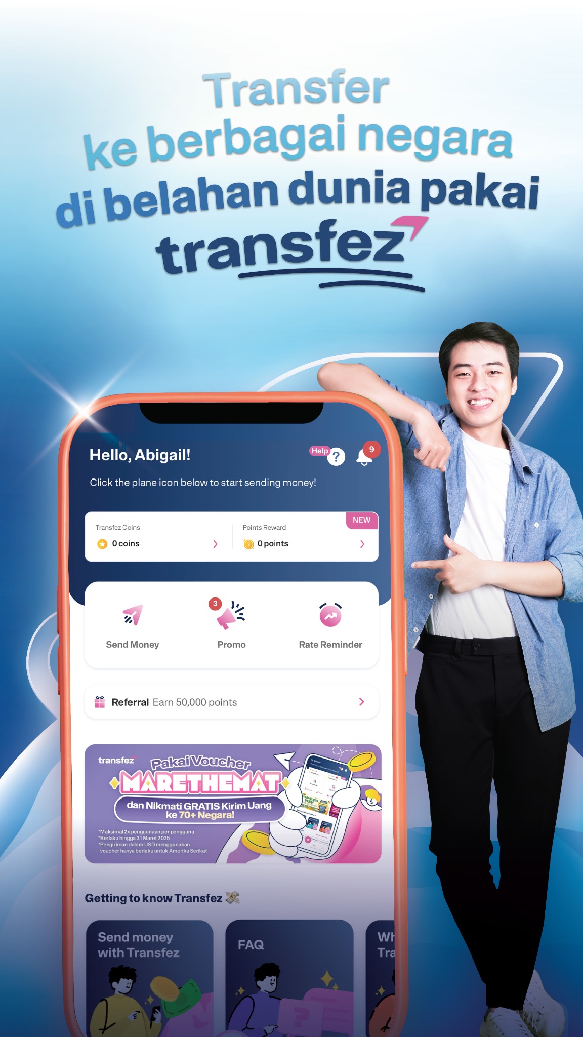Transfez - Send Money Abroad Facebook ad from Apr 14, 2026