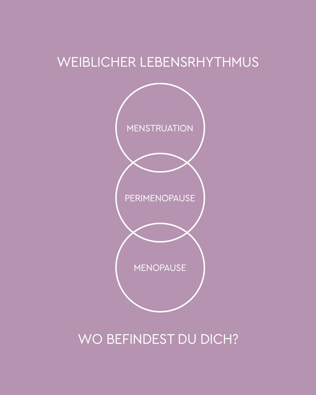 Kneipp Facebook ad: Vom monatlichen Menstruationszyklus über die Perimenopause…