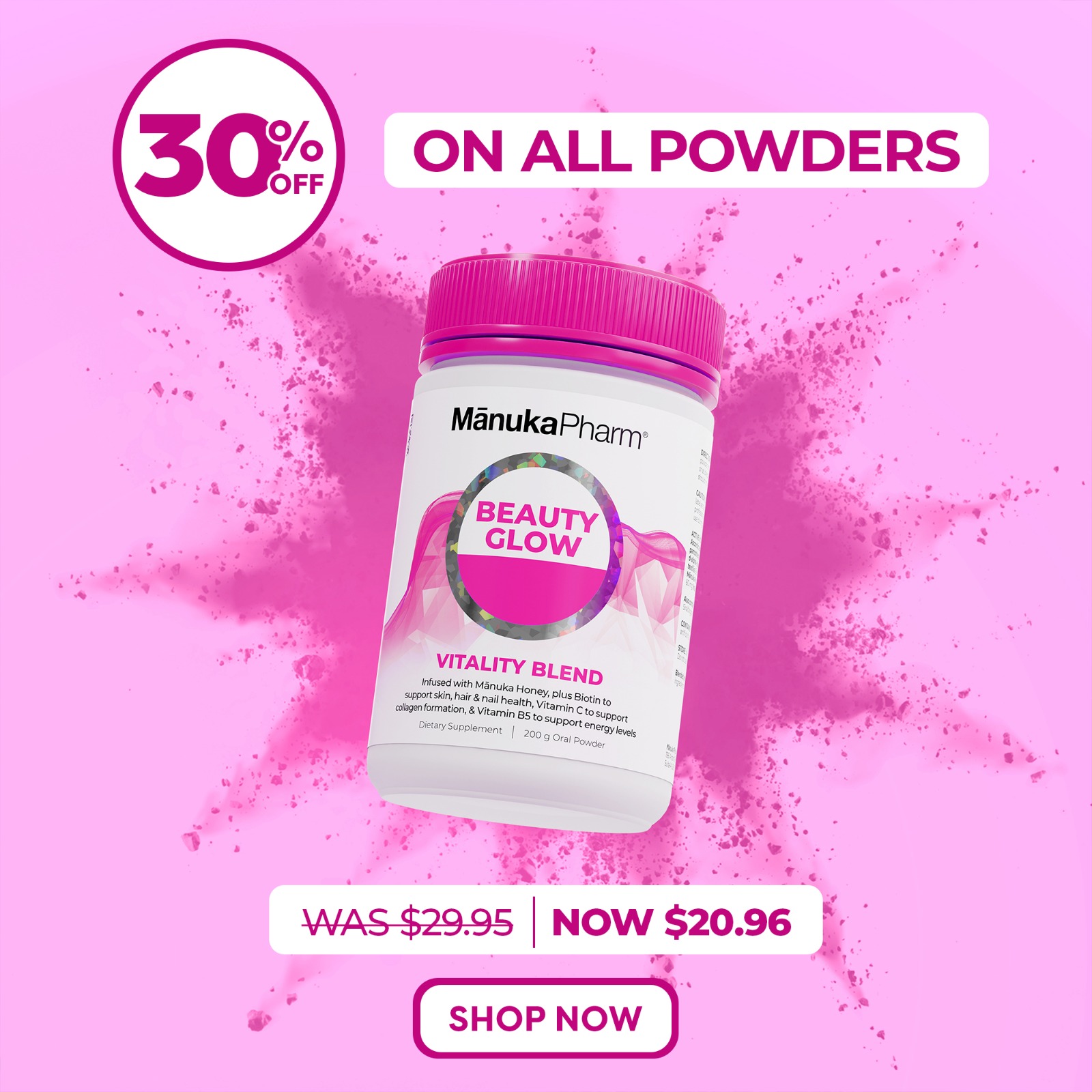 Manuka Doctor New Zealand Facebook ad
