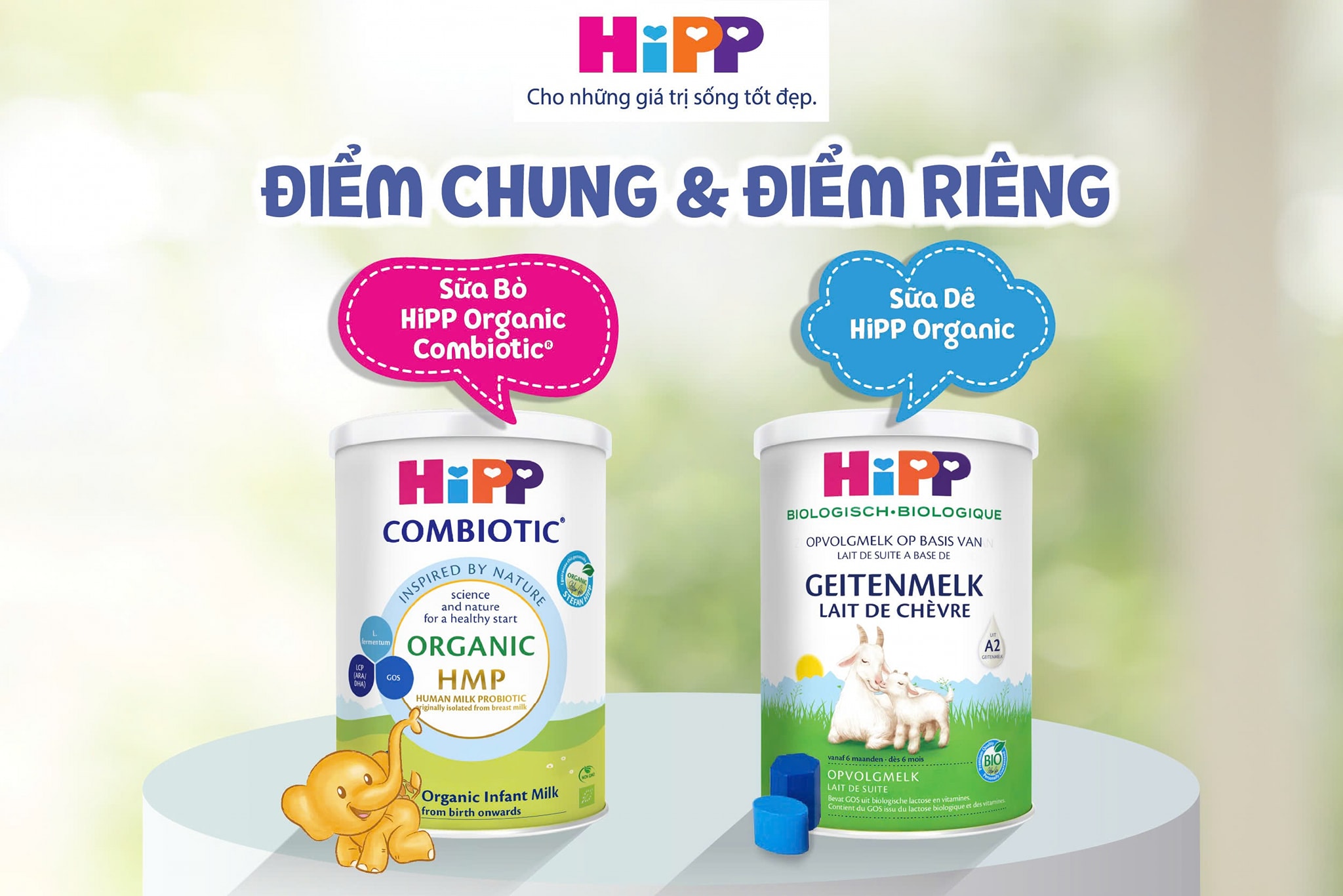 HiPP Việt Nam Facebook ad: SỮA BÒ HiPP ORGANIC COMBIOTIC VÀ SỮA DÊ…